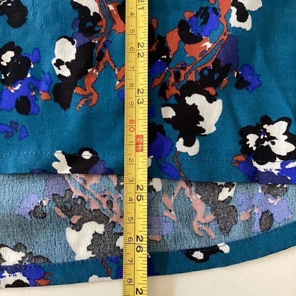 Gaelle Barre Paris Womens Sz 2 (M) Blouse Top Blue French Designer - Picture 6 of 8